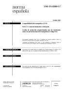 Die Norm UNE-EN 61000-5-7:2002 22.10.2002 Ansicht
