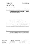 Die Norm UNE-EN 61116:1997 24.3.1997 Ansicht