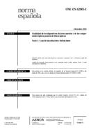 Die Norm UNE-EN 62005-1:2002 30.12.2002 Ansicht