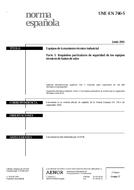 Die Norm UNE-EN 746-5:2001 28.6.2001 Ansicht