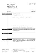 Die Norm UNE-EN 863:1996 5.3.1996 Ansicht
