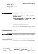 Die Norm UNE-EN 894-1:1997+A1:2009 15.7.2009 Ansicht
