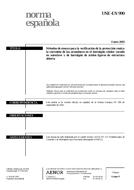 Die Norm UNE-EN 990:2003 24.1.2003 Ansicht