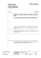 Die Norm UNE-EN 993-16:1996 15.7.1996 Ansicht