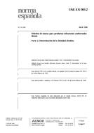Die Norm UNE-EN 993-2:1996 23.4.1996 Ansicht