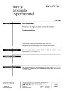 Die Norm UNE-ENV 12611:1998 29.7.1998 Ansicht