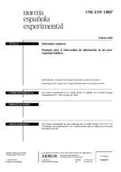 Die Norm UNE-ENV 13607:2002 28.2.2002 Ansicht