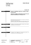 Die Norm UNE-ETR 162:1999 29.11.1999 Ansicht