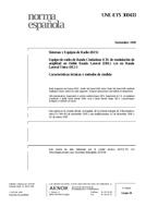 Die Norm UNE-ETS 300433:1999 24.11.1999 Ansicht