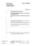 Die Norm UNE-ETS 300448:1997 20.11.1997 Ansicht