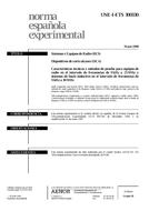 Die Norm UNE-I-ETS 300330:1999 28.5.1999 Ansicht