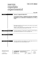 Die Norm UNE-I-ETS 300422:1999 28.5.1999 Ansicht