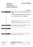 Die Norm UNE-I-ETS 300609-1:1999 21.9.1999 Ansicht