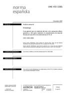 Die Norm UNE-ISO 13301:2007 5.12.2007 Ansicht