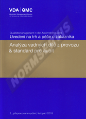 Ansicht  Analýza vadných dílů z provozu & standard pro audit. Uvedení na trh a péče o zákazníka - 2. vydání 1.7.2019