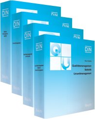 Ansicht  Loseblattwerk;  Qualitätsmanagement - Statistik - Umweltmanagement. Teil A, Teil B/C, Teil D und Teil E; Anwendungshilfen und Normensammlungen Teil A: Anwendungshilfen und Sammlung der übergreifenden Normen zum Qualitäts 1.3.2024