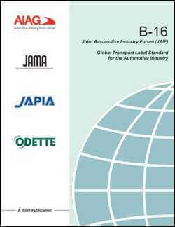 Publikation AIAG Global Transport Label Standard for the Automotive Industry 1.11.2010 Ansicht