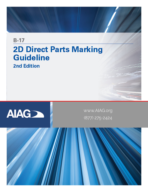 Ansicht  2D Direct Parts Marking Guideline 1.7.2009