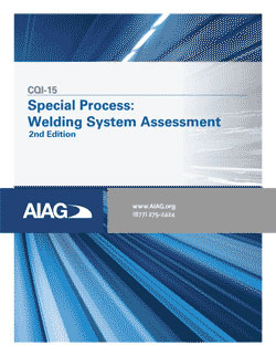 Ansicht  Special Process: Welding System Assessment 1.1.2020