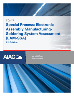 Publikation AIAG Special Process: Electronic Assembly Manufacturing-Soldering 1.8.2021 Ansicht
