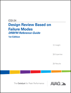 Publikation AIAG Design Review Based on Failure Modes (DRBFM Reference Guide) 1.8.2014 Ansicht