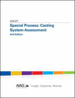 Publikation AIAG Special Process: Casting System Assessment 1.3.2018 Ansicht