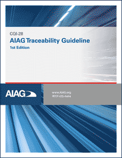 Ansicht  AIAG Traceability Guideline 1.12.2018