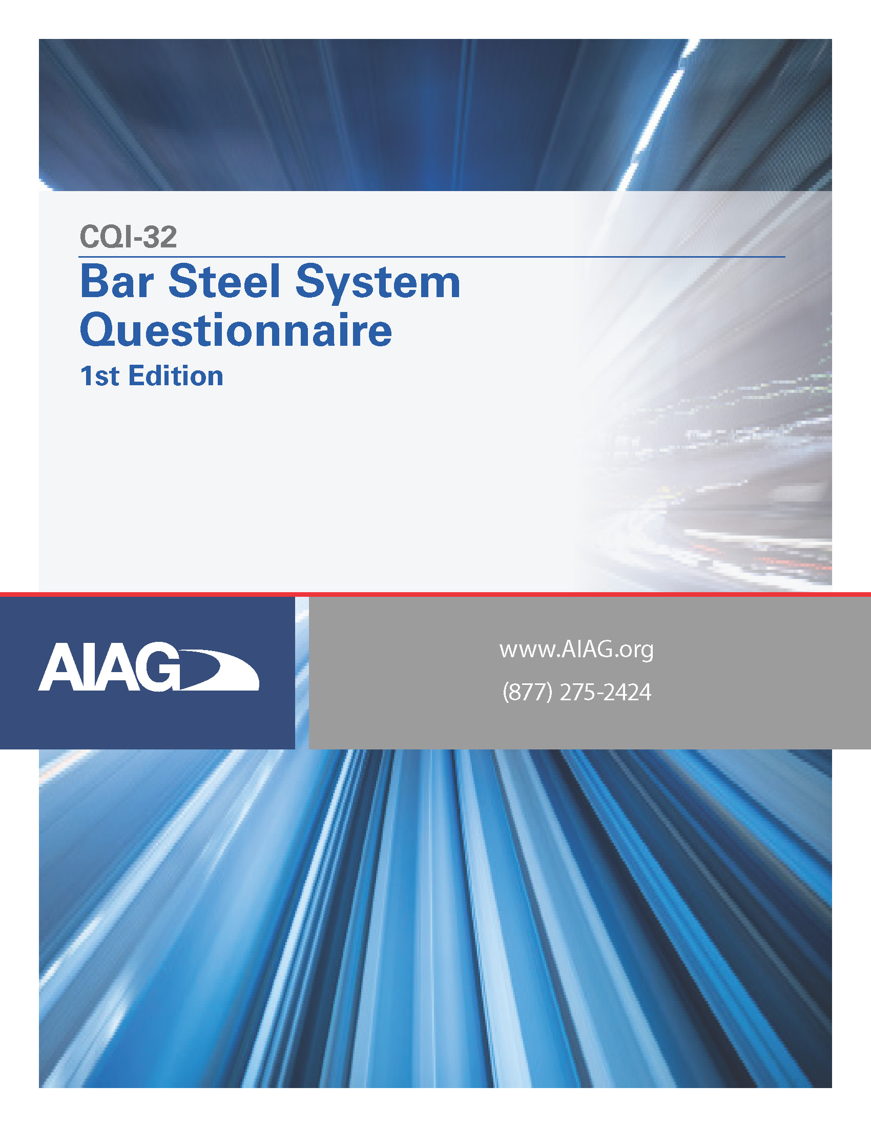 Publikation AIAG Bar Steel System Questionnaire 1.11.2025 Ansicht