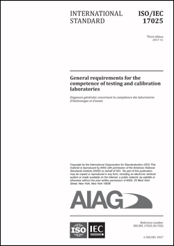 Publikation AIAG General Requirements for the Competence of Testing 1.11.2017 Ansicht