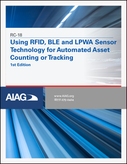 Publikation AIAG Using RFID, BLE, and LPWA Sensor Technology 1.7.2021 Ansicht