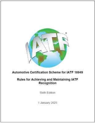 Ansicht  IATF 16949 Automotive Certification Scheme - Rules Sixth 1.3.2024