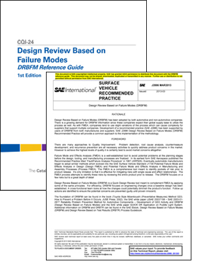 Publikation AIAG Design Review Based on Failure Modes and SAE J2886 1.3.2013 Ansicht