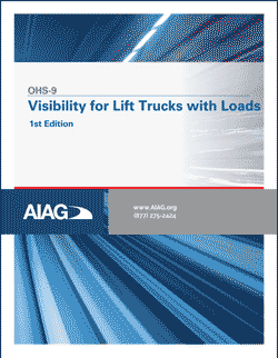 Publikation AIAG Visibility for Lift Trucks with Loads 1.7.2018 Ansicht