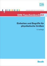 Ansicht  DIN-Taschenbuch 22; Einheiten und Begriffe für physikalische Größen 24.4.2009