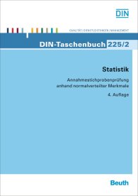Ansicht  DIN-Taschenbuch 225/2; Statistik; Annahmestichprobenprüfung anhand normalverteilter Merkmale 14.4.2010