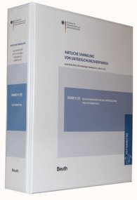 Publikation  Loseblattwerk; Amtliche Sammlung von Untersuchungsverfahren nach § 64 LFGB, § 38 TabakerzG, § 28b GenTG; Band VI (G) Probenahme- und Untersuchungsverfahren für die Überwachung nach dem Gentechnikrecht 23.8.2010 Ansicht
