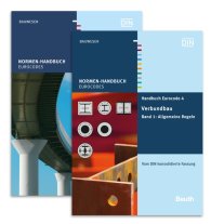 Ansicht  Normen-Handbuch; Handbuch Eurocode 4 - Verbundbau (Stahl und Beton); Paket: Band 1 Allgemeine Regeln + Band 2 Brücken  Vom DIN konsolidierte Fassung 11.7.2013