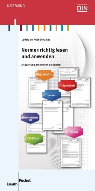 Ansicht  Beuth Pocket; Normen richtig lesen und anwenden; Erläuterung anhand von Beispielen 7.8.2012