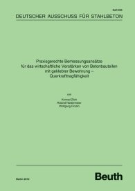 Publikation  DAfStb-Heft 594; Praxisgerechte Bemessungsansätze für das wirtschaftliche Verstärken von Betonbauteilen mit geklebter Bewehrung; Querkrafttragfähigkeit 22.5.2012 Ansicht