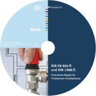 Publikation  DIN EN 806 ff. und DIN 1988 ff.; Technische Regeln für Trinkwasser-Installationen Sonderausgabe 10.7.2012 Ansicht