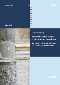 Publikation  Beuth Praxis; Bauwerksoberflächen schützen und bewahren; Nachhaltige Arbeitstechniken zur Erhöhung der Resistenz 11.4.2014 Ansicht