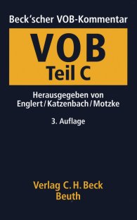 Ansicht  Beuth Kommentar; Beck'scher VOB- und Vergaberechts-Kommentar; VOB Teil C Allgemeine Technische Vertragsbedingungen für Bauleistungen (ATV) 29.8.2014