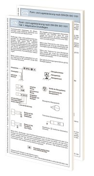 Publikation  Form- und Lagetolerierung nach DIN EN ISO 1101; Paket: Teil 1 + Teil 2 Faltblätter mit Auszügen aus der Norm 19.1.2016 Ansicht