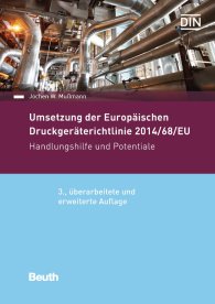Publikation  Beuth Praxis; Umsetzung der Druckgeräterichtlinie 2014/68/EU; Handlungshilfe und Potentiale 15.11.2016 Ansicht