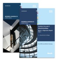 Ansicht  Normen-Handbuch; Handbuch Eurocode 9 - Aluminiumbau; Paket: Band 1 + Band 2 Allgemeine Regeln Teil 1 und Teil 2 18.12.2015