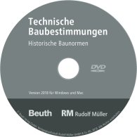 Publikation  DVD Technische Baubestimmungen; Historische Baunormen Einzelplatzversion im Abo 27.10.2017 Ansicht