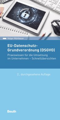 Ansicht  Beuth Pocket; EU-Datenschutz-Grundverordnung (DSGVO); Praxiswissen für die Umsetzung im Unternehmen - Schnellübersichten 16.5.2018