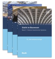 Publikation  Beuth Praxis; Statik im Bauwesen komplett - 4 Bände; Paket Band 1 bis 3 und Aufgabensammlung 16.9.2019 Ansicht