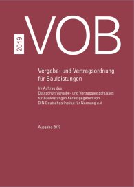 Publikation  VOB Gesamtausgabe 2019; Vergabe- und Vertragsordnung für Bauleistungen Teil A (DIN 1960), Teil B (DIN 1961), Teil C (ATV) 3.10.2019 Ansicht