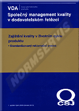 Publikation  Společný management kvality v dodavatelském řetězci - Zajištění kvality v životním cyklu produktu - Standardizovaný reklamační proces. 1.12.2010 Ansicht